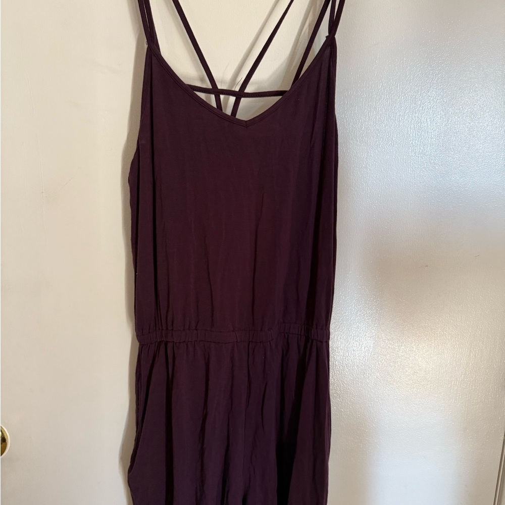 American Eagle Outfitters Soft & Sexy Purple Jumpsuit